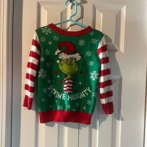 Toddler 2T grinch sweater